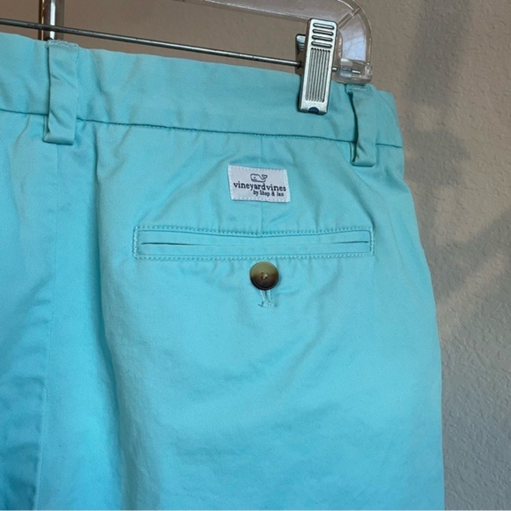 Vineyard Vines Men Breaker Shorts Aqua Blue Scuba Diver Fish Embroidered Size 30 - Picture 7 of 9